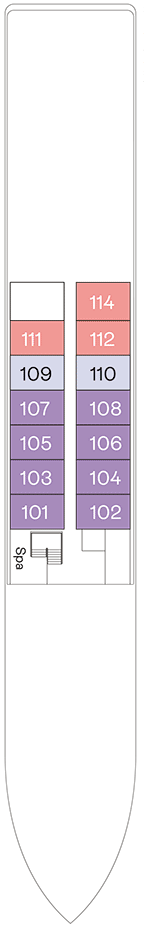 Deck plan for Lower Deck