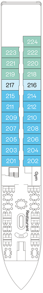 Deck plan for Main Deck