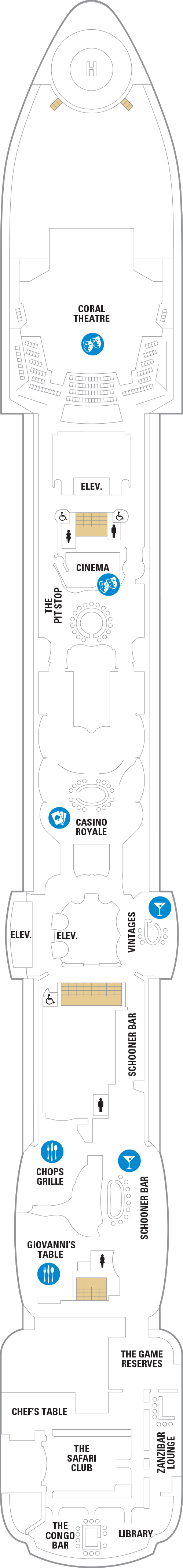 Deck plan for Deck 06