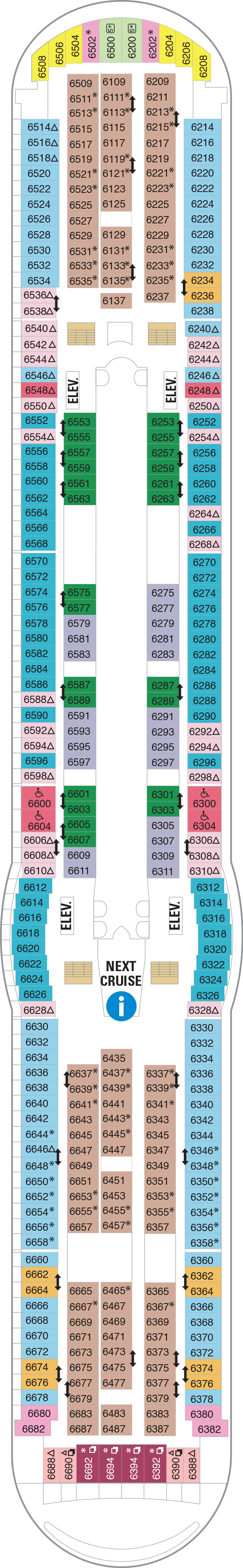 Deck plan for Deck 06