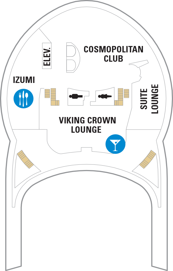 Deck plan for Deck 14
