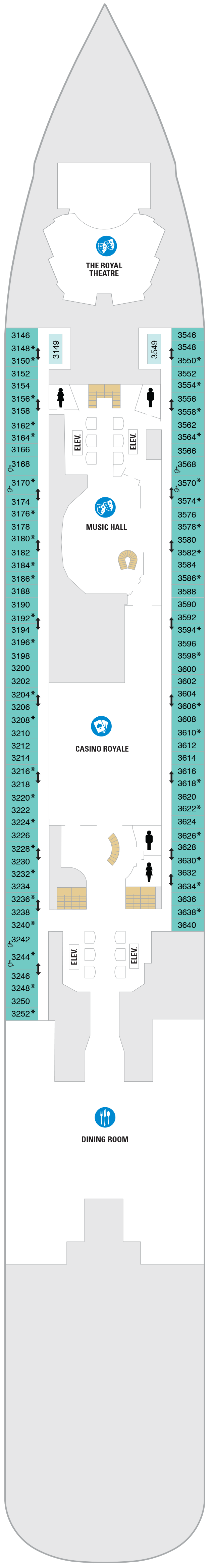 Deck plan for Deck 03