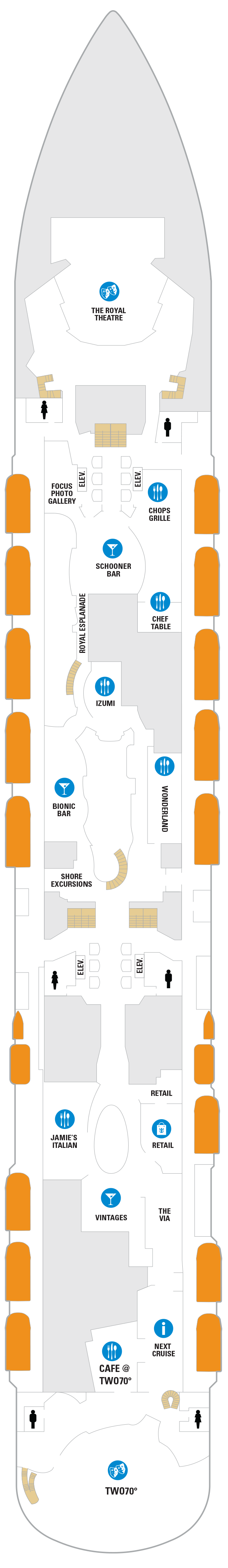 Deck plan for Deck 05