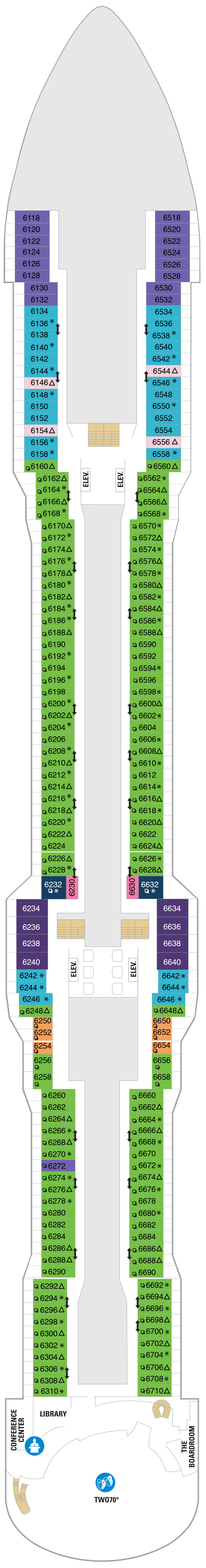Deck plan for Deck 06