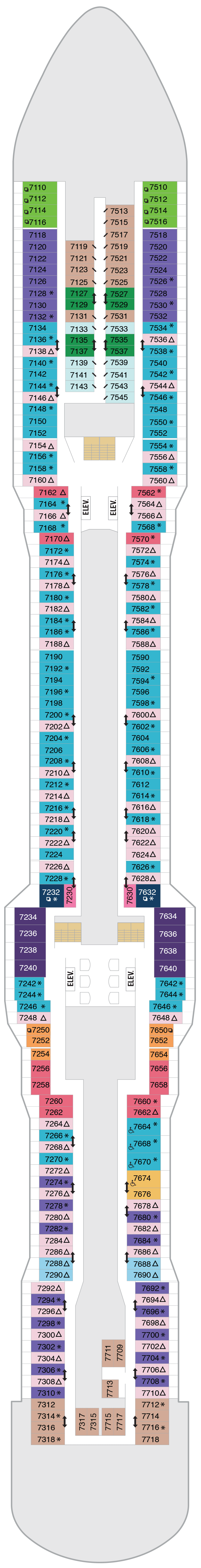 Deck plan for Deck 07