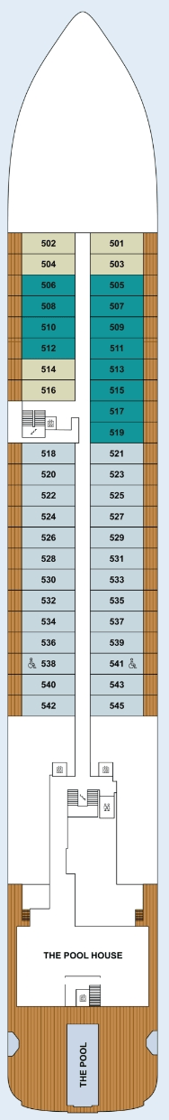 Evrima deck plan — Deck 5