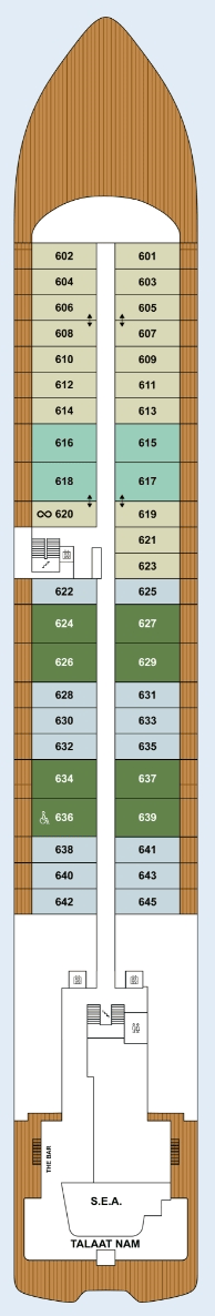 Evrima deck plan — Deck 6