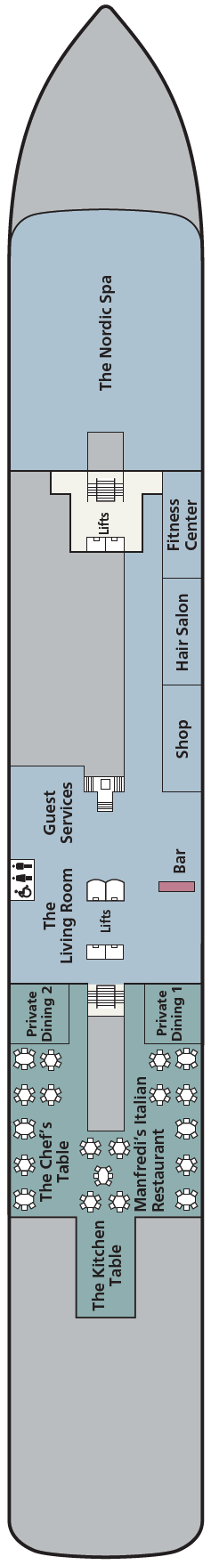 Deck plan for Deck 1