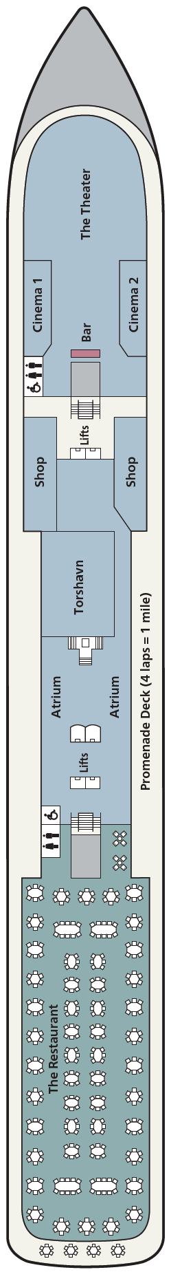 Deck plan for Deck 2
