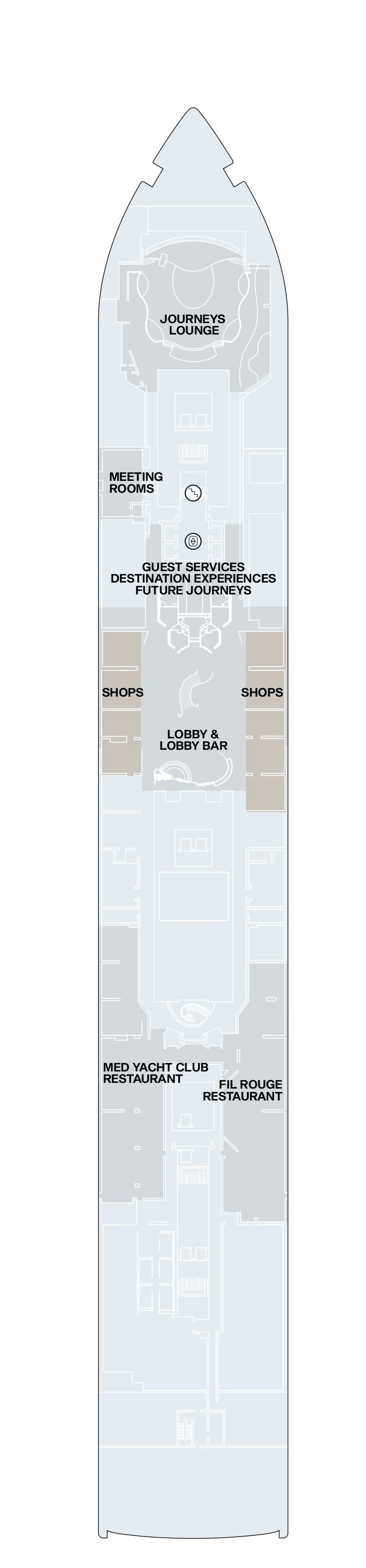 Deck plan for Deck 4