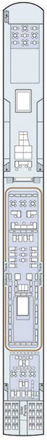 Deck plan for Sun Deck
