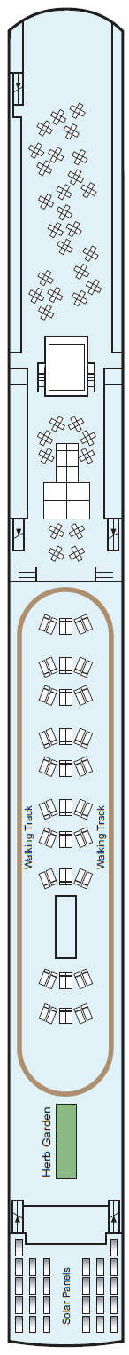 Deck plan for Sun Deck