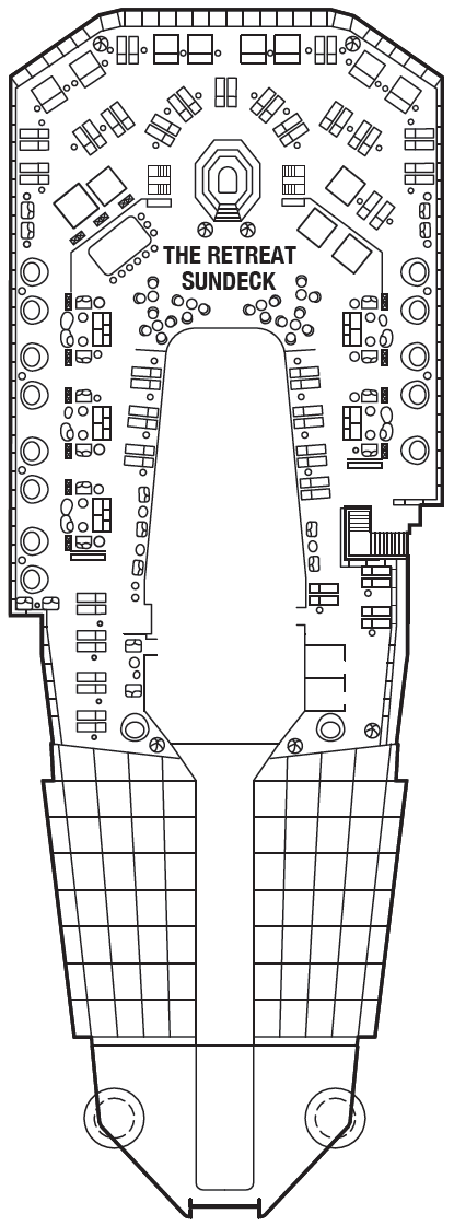 Deck plan for SOLSTICE DECK 16