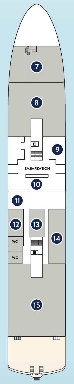 Deck plan for Deck 4