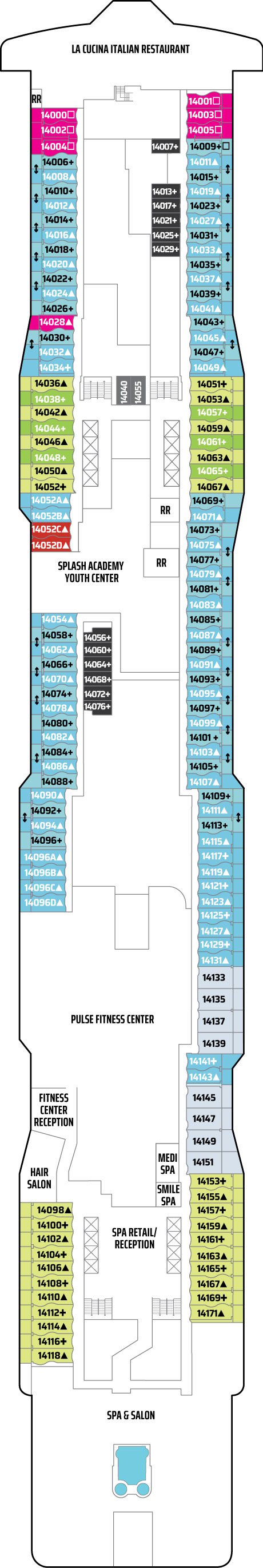 Deck plan for DECK 14