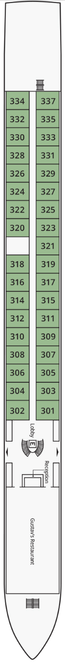 Deck plan for Athene Deck