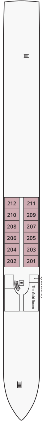 Deck plan for Danae Deck