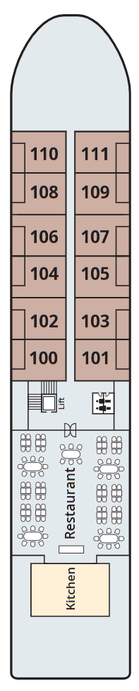 Deck plan for Main Deck