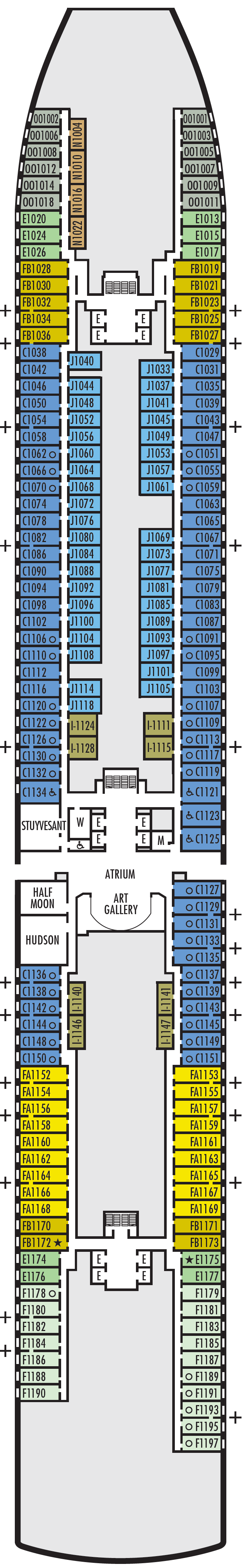Deck plan for Main Deck
