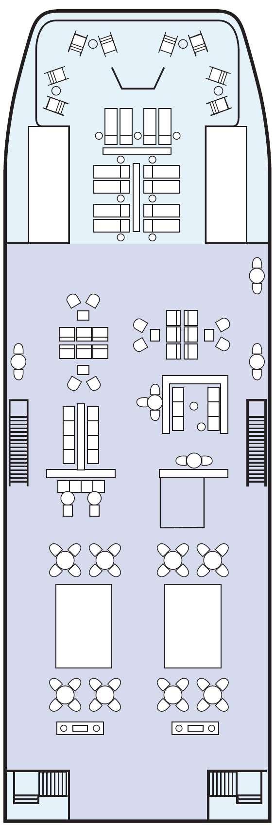 Deck plan for Sun Deck