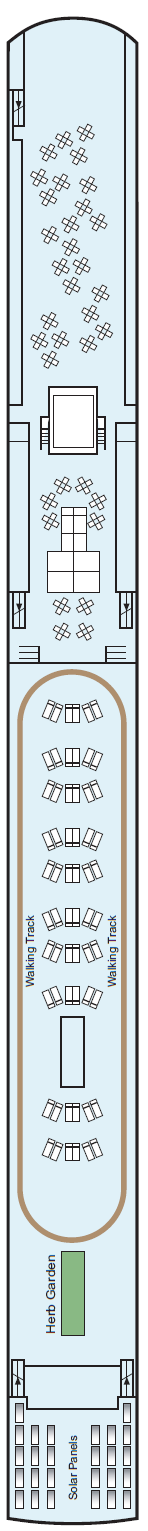 Viking Eistla deck plan — Sun Deck