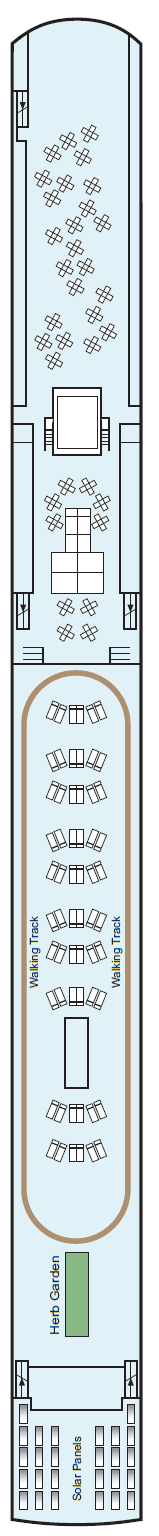 Deck plan for Sun Deck