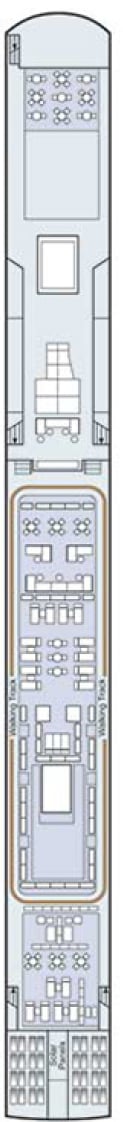 Deck plan for Sun Deck