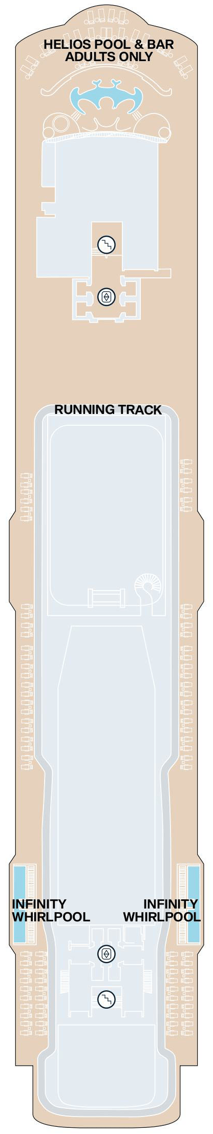 Deck plan for Deck 12