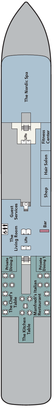 Deck plan for Deck 1