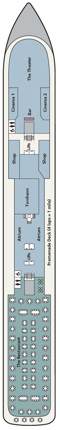 Deck plan for Deck 2