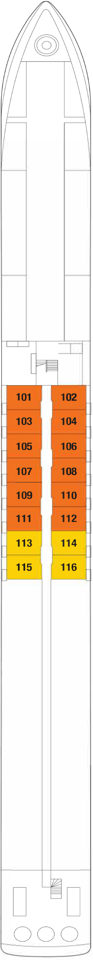 Deck plan for Deck 1