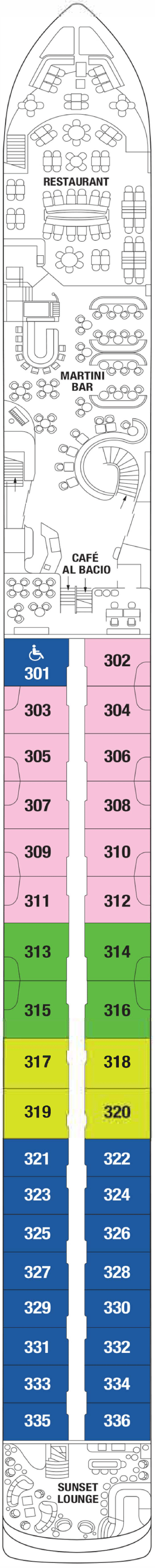Deck plan for Deck 3