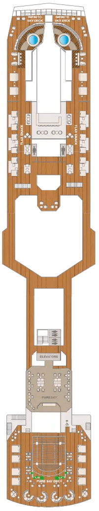 Vidanta Elegant deck plan — Deck 8