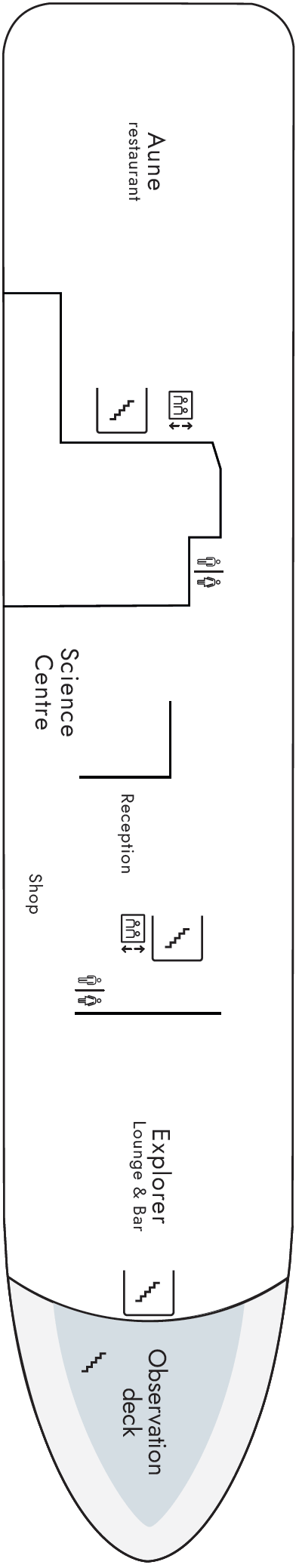 Deck plan for Deck 5