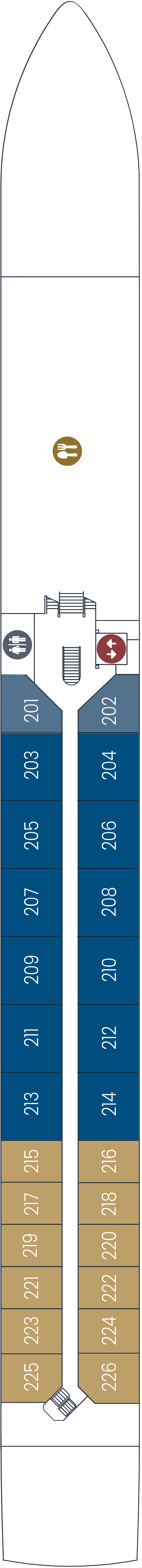 Deck plan for Ruby Deck