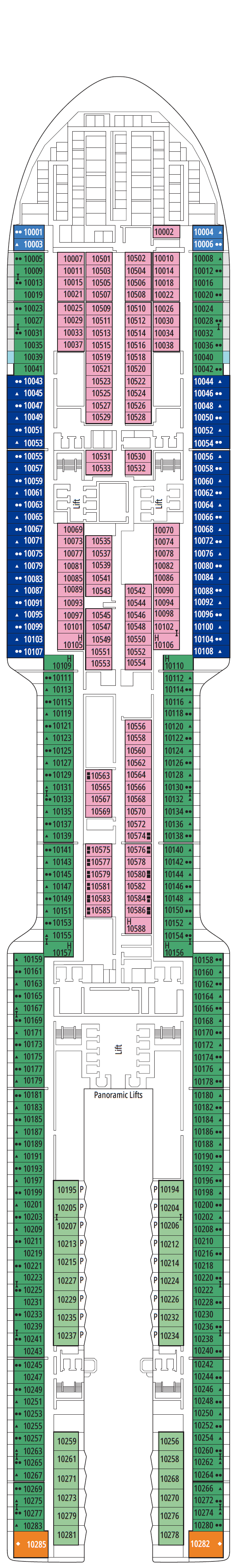 Deck plan for DECK 10