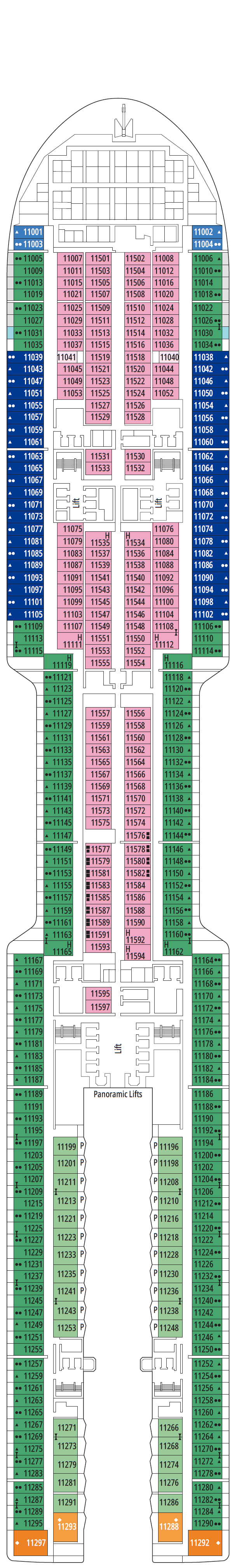 Deck plan for DECK 11