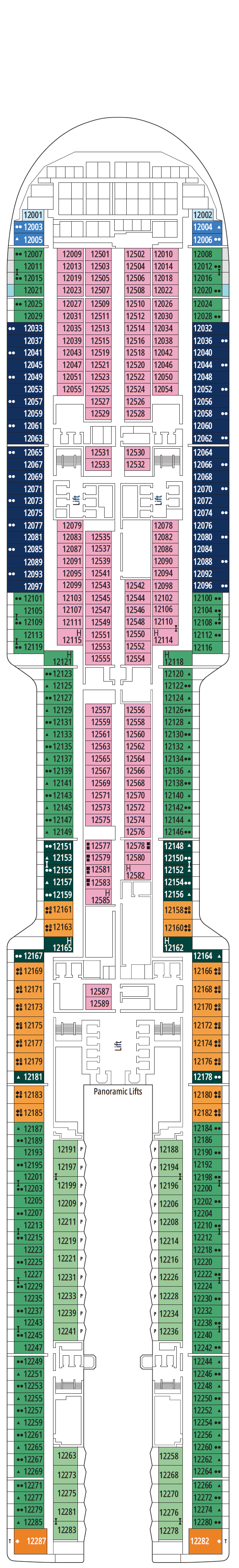 Deck plan for DECK 12