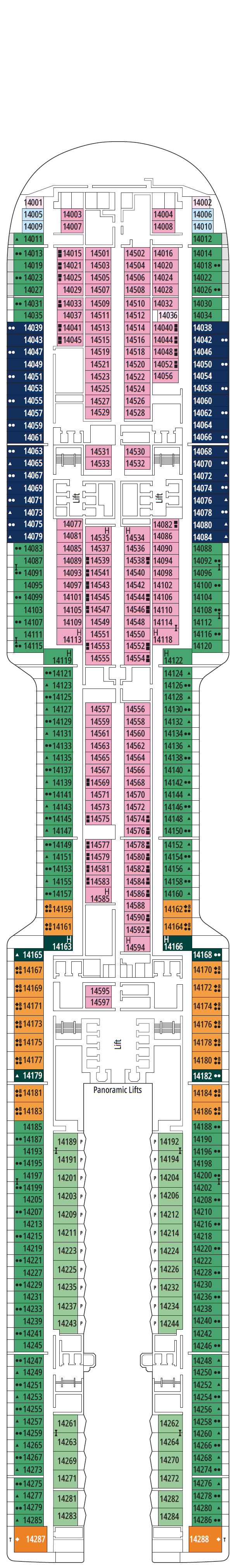Deck plan for DECK 14