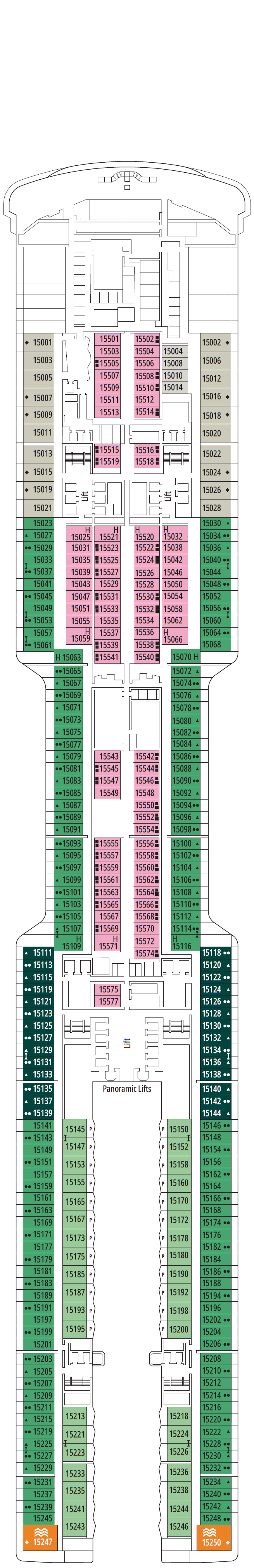 Deck plan for DECK 15