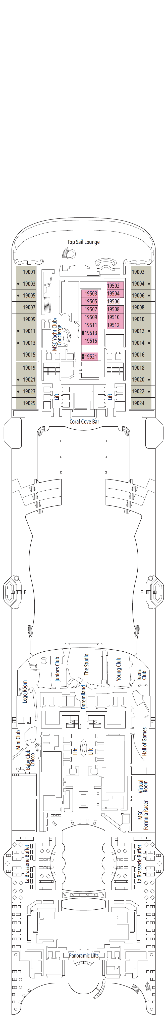 Deck plan for DECK 19