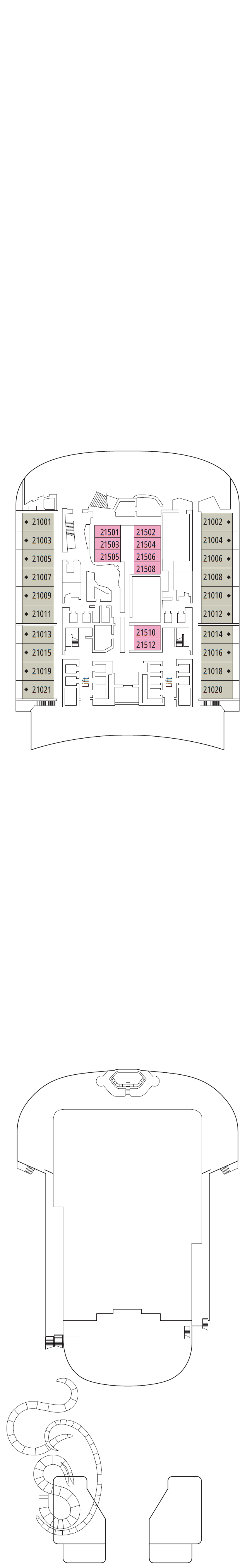 Deck plan for DECK 21