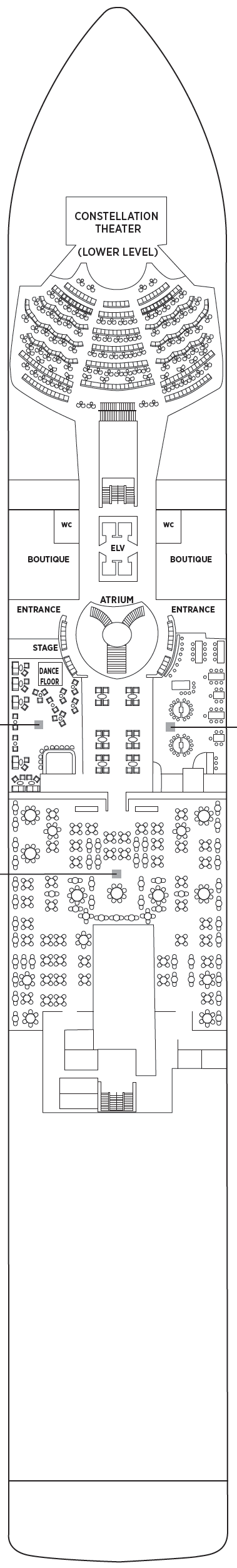 Deck plan for Deck 4