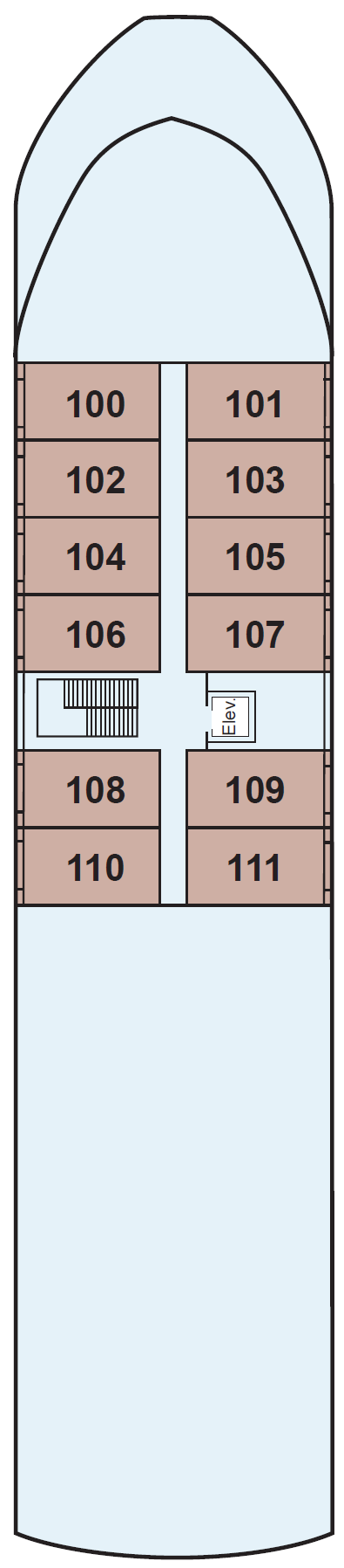 Deck plan for Main Deck