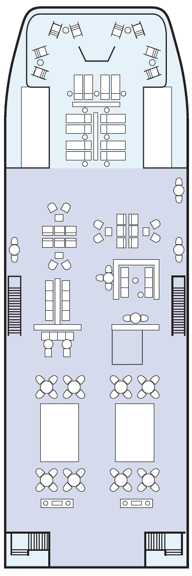 Deck plan for Sun Deck