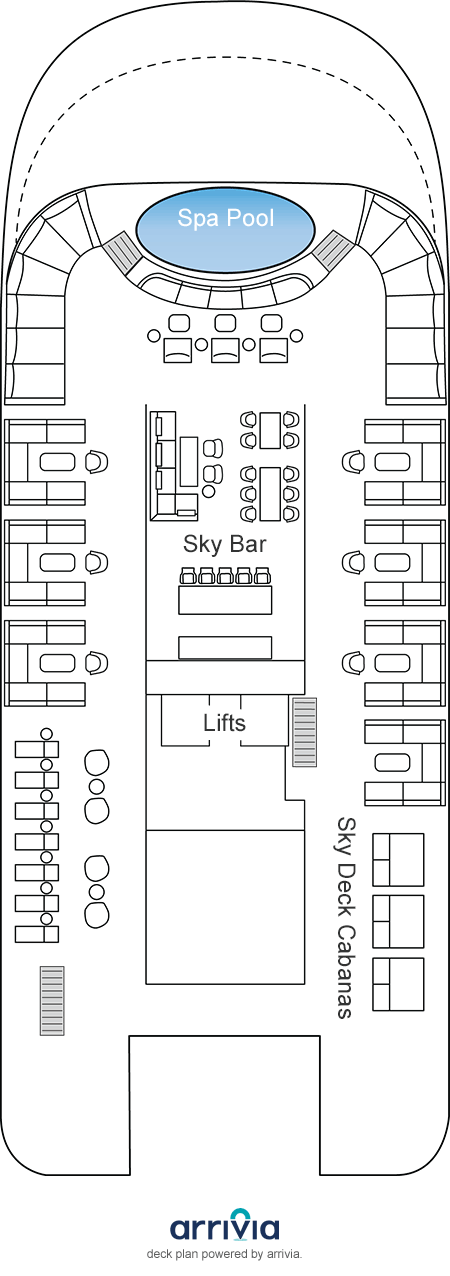 Deck plan for Sky Deck