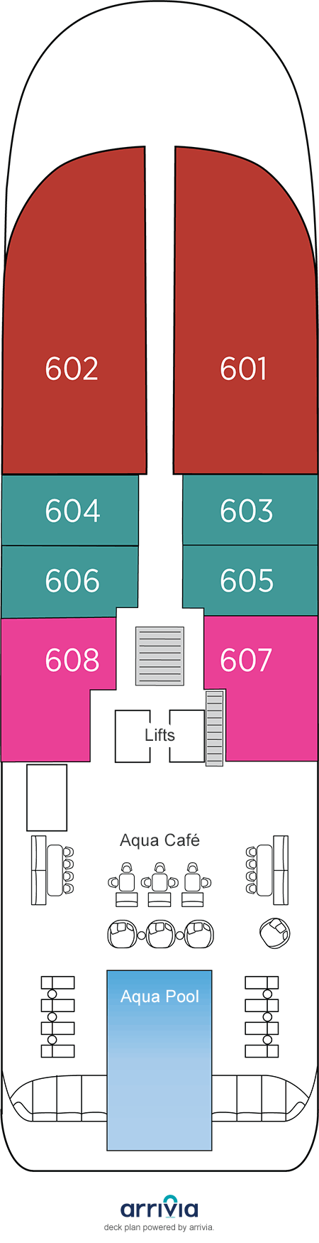 Deck plan for Pool Deck