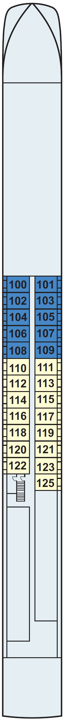 Deck plan for Main Deck