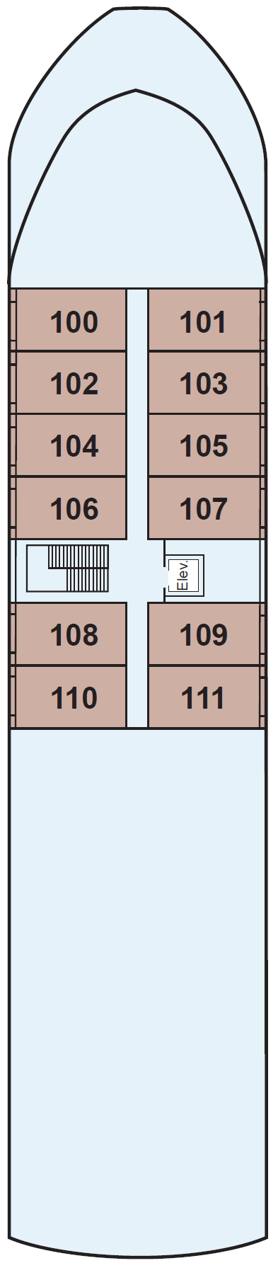 Deck plan for Main Deck