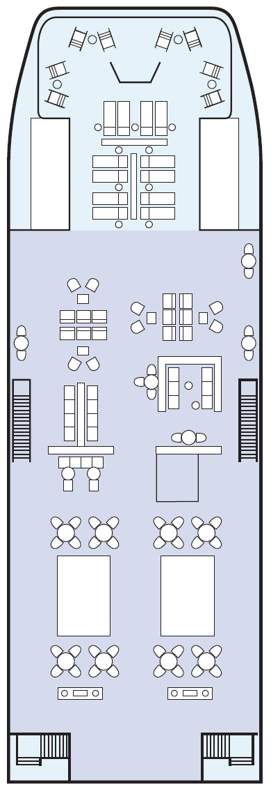 Deck plan for Sun Deck